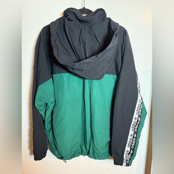 Adidas Original R.Y.V. Teal Jacket with Logo Patch Men’s Size Large - Picture 2 of 9